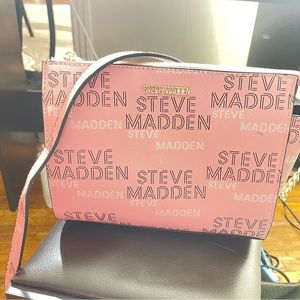 Steve Madden pink cross body super cute was only used once still almost new